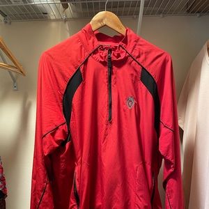 UW Madison Adidas Mens golf pull over